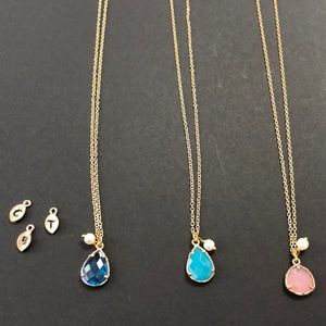 ❗️3 for $15 ‼️Necklaces with pearl & initial